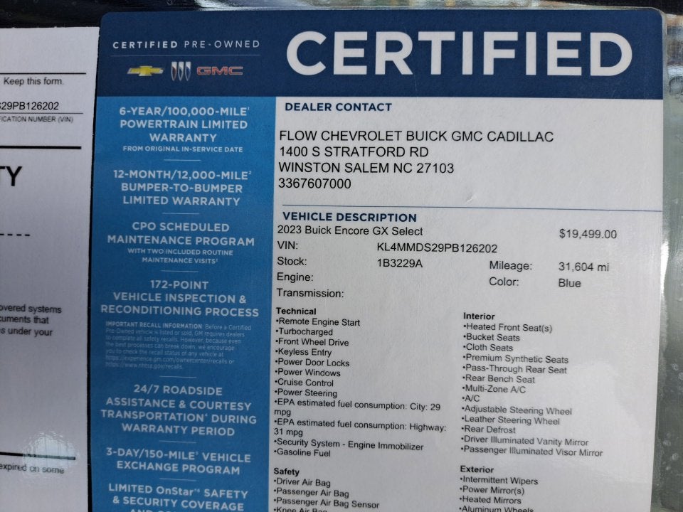 2023 Buick Encore GX Select