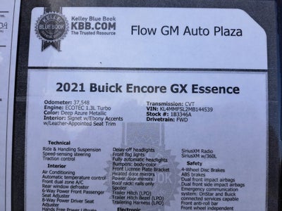 2021 Buick Encore GX Essence