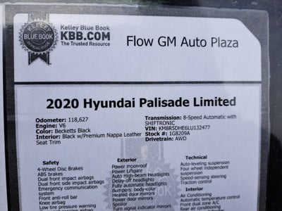 2020 Hyundai Palisade Limited