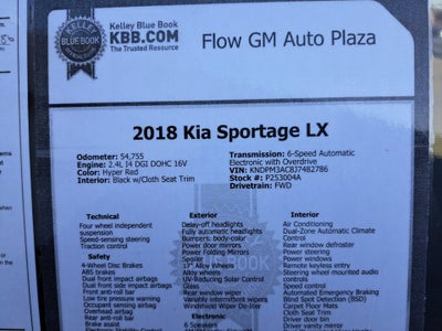 2018 Kia Sportage LX