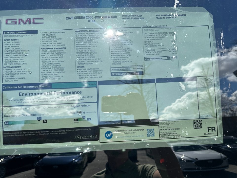 2026 GMC Sierra 2500 HD AT4X