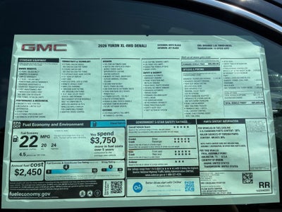 2026 GMC Yukon XL Denali