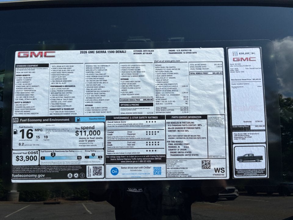 2026 GMC Sierra 1500 Denali