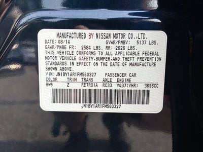 2015 INFINITI Q70 3.7X