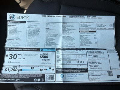 2022 Buick Encore GX Select