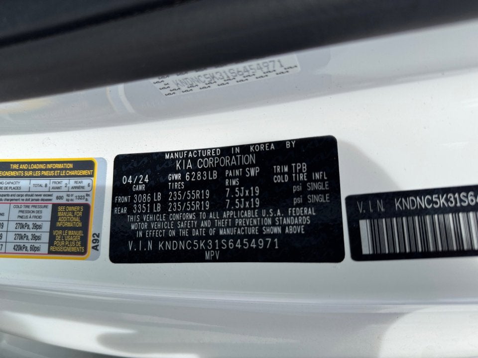 2025 Kia Carnival EX