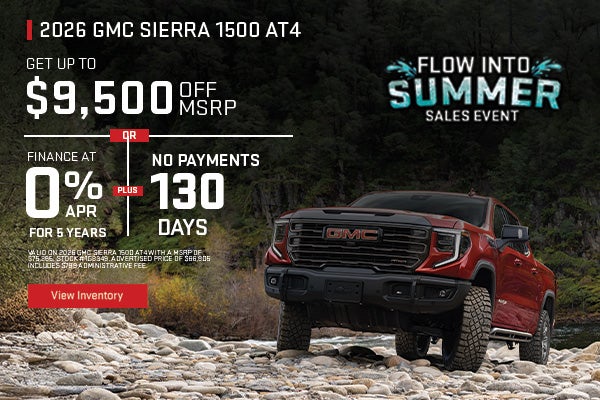 2026 GMC Sierra 1500 AT4 Special Offer