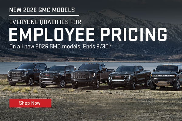 Employee Pricing - GMC