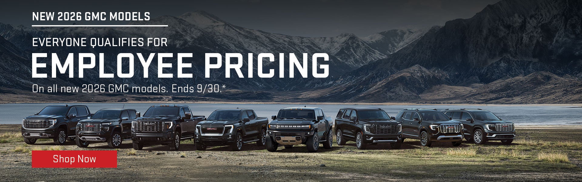 Employee Pricing - GMC